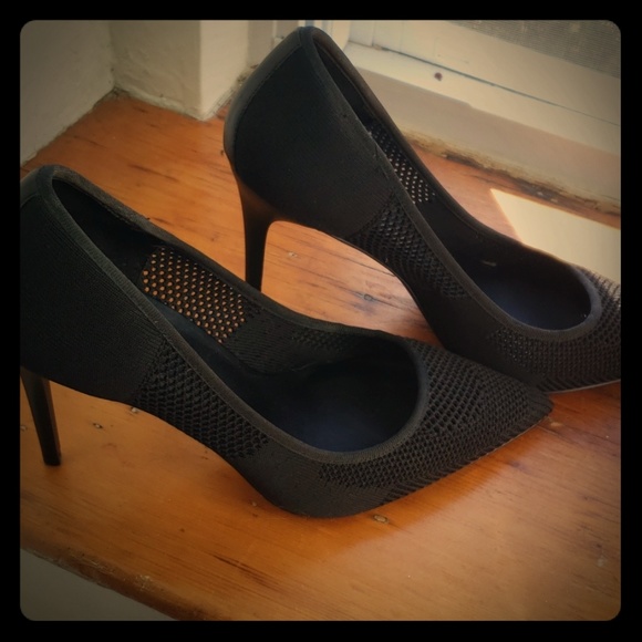 Black mesh High heels - Picture 1 of 5